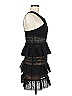 Self-Portrait 100% Polyester Black Cocktail Dress Size 8 - photo 4
