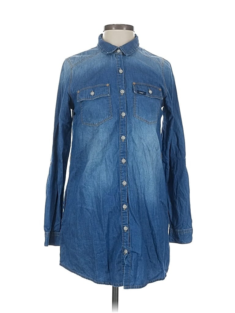 Pre-owned Lee Casual Dress In Blue