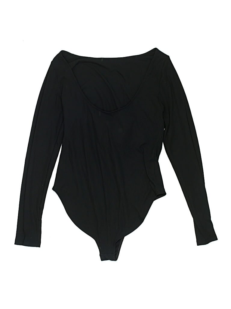 Pre-owned Girlfriend Collective Bodysuit In Black