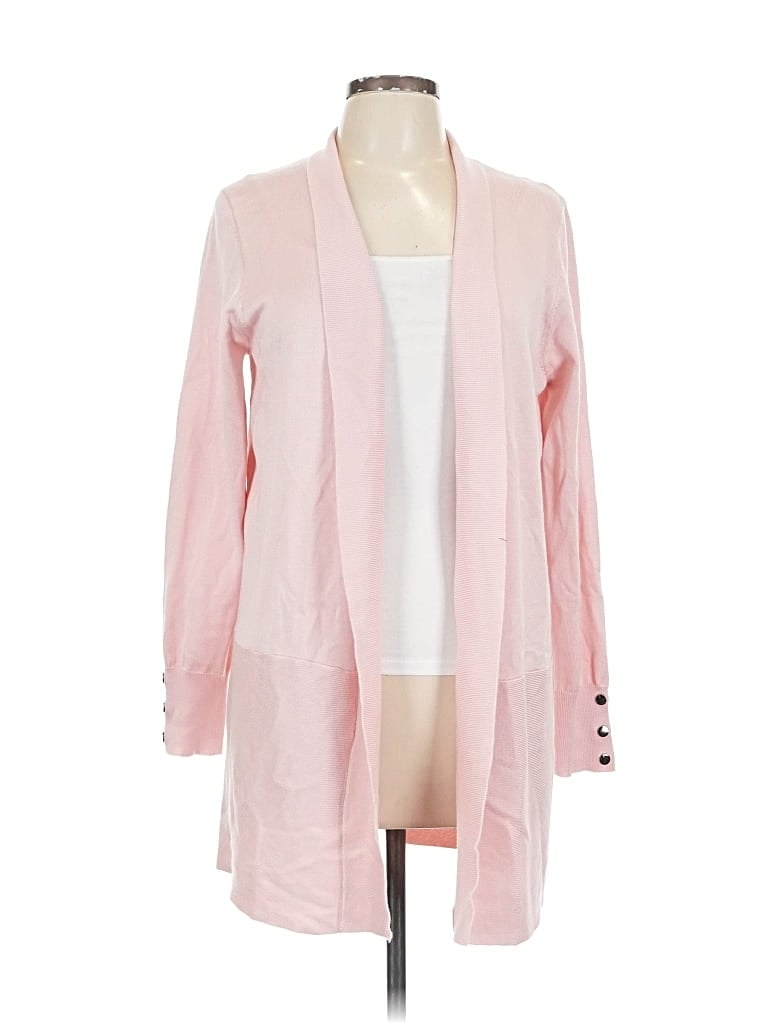 Pre-owned T Tahari Cardigan Sweater In Pink