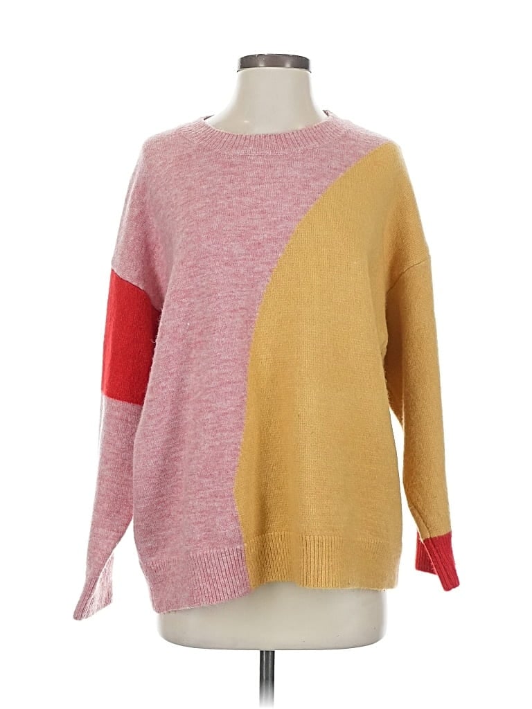 Pre-owned Andthewhy Pullover Sweater In Pink