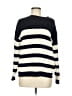Maison 123 Stripes Black Pullover Sweater Size M - photo 1