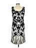 Donna Ricco Graphic Black Cocktail Dress Size 4 - photo 2