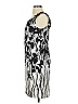 Donna Ricco Graphic Black Cocktail Dress Size 4 - photo 5