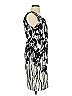 Donna Ricco Graphic Black Cocktail Dress Size 4 - photo 4