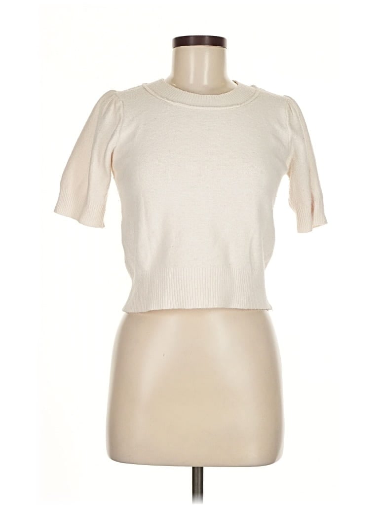 Pre-owned Happily Grey Cardigan Sweater In White