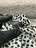 Primark 100% Polyester Polka Dots Silver Long Sleeve Blouse Size 6 - photo 7