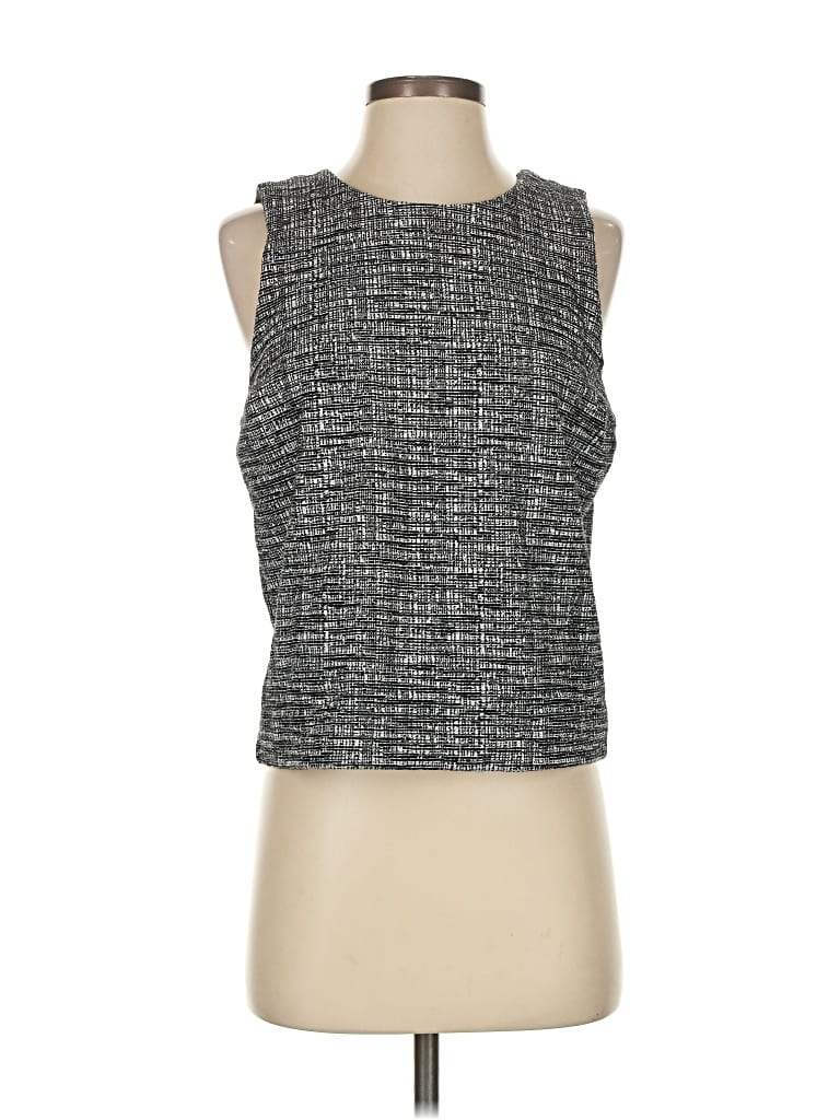 Pre-owned Banana Republic Sleeveless Blouse In Gray