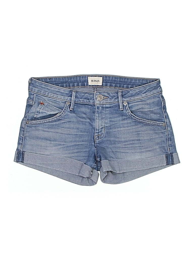 Pre-owned Hudson Denim Shorts In Blue