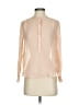 J.Crew Polka Dots Ivory Long Sleeve Silk Top Size 2 - photo 1