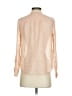 J.Crew Polka Dots Ivory Long Sleeve Silk Top Size 2 - photo 2