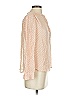 J.Crew Polka Dots Ivory Long Sleeve Silk Top Size 2 - photo 4