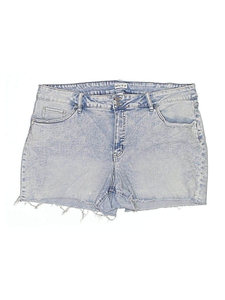 Pre-owned Ava & Viv Denim Shorts In Blue