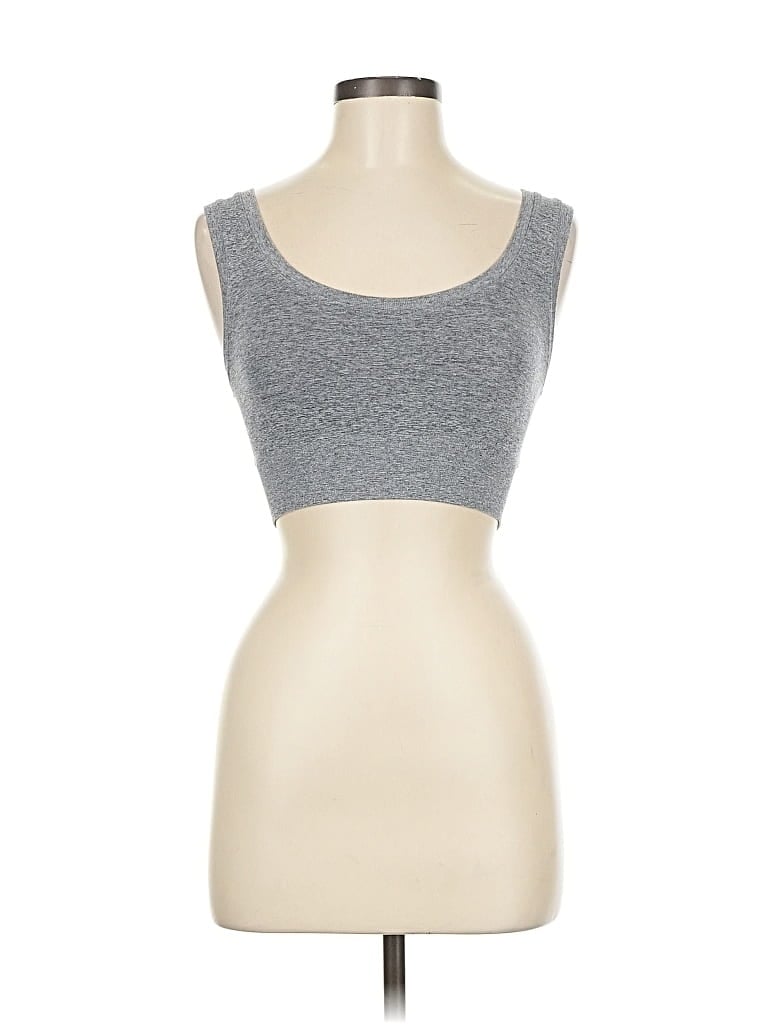 Pre-owned Thirdlove Tank Top Gray Strapless Neckline Tops