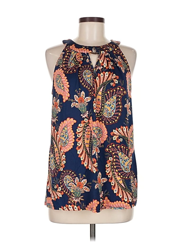 Pre-owned Luxology Sleeveless Blouse In Blue