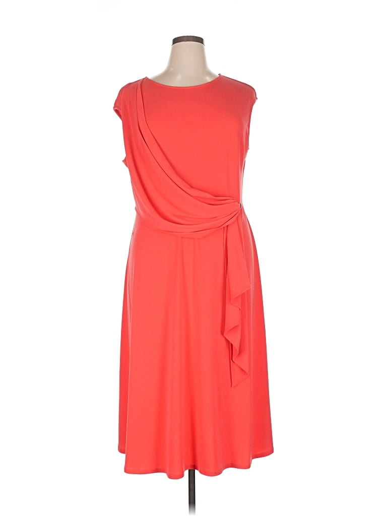 Pre-owned T Tahari Cocktail Dress In Orange