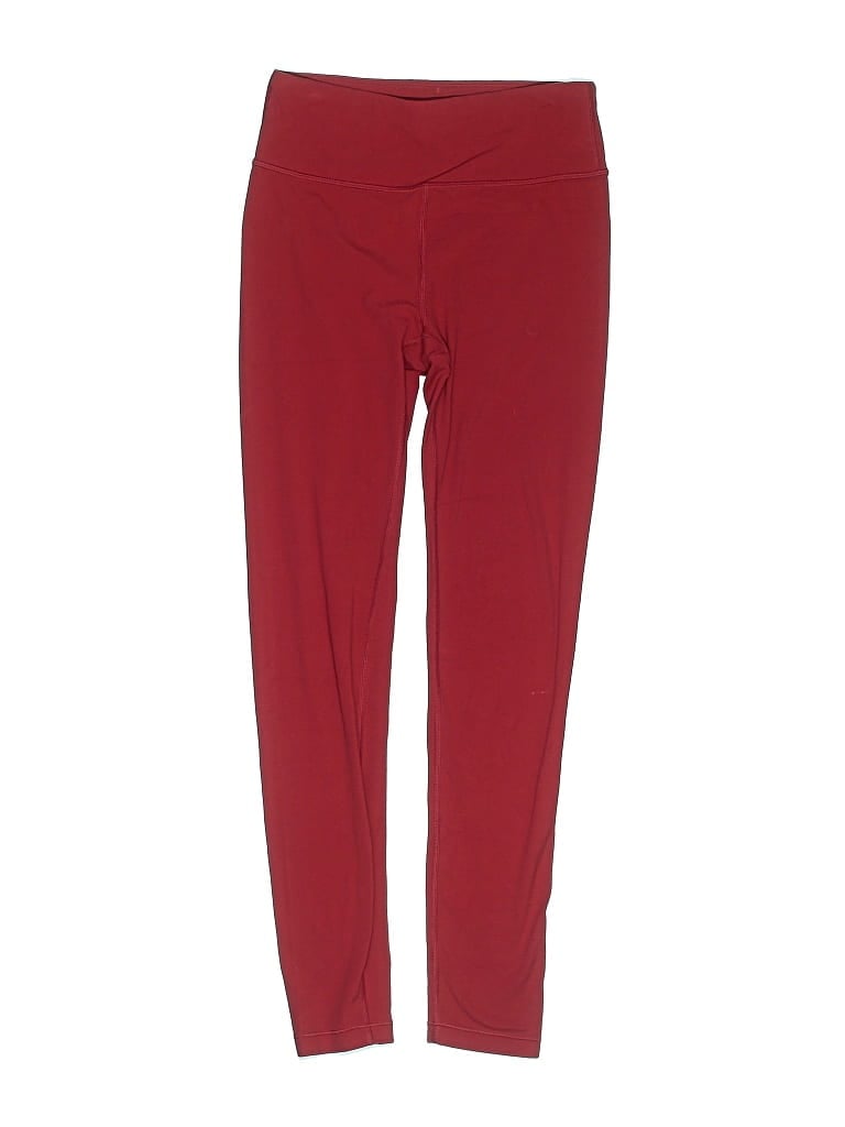Pre-owned Athleta Kids' Active Pants In Red