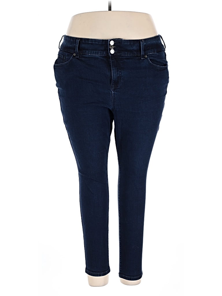 Pre-owned Torrid Jeggings In Blue