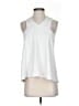 Tibi 100% Polyester White Sleeveless Blouse Size 2 - photo 1