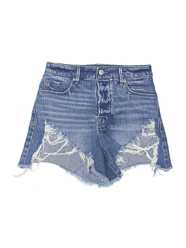 Click to view more detailed imagery on our partner's website Pre-owned Good American Denim Shorts In Blue