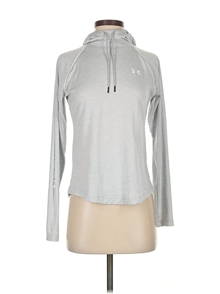 Click to view more detailed imagery on our partner's website Pre-owned Under Armour Long Sleeve T-shirt In Silver