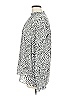Primark 100% Polyester Polka Dots Silver Long Sleeve Blouse Size 6 - photo 5