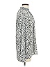 Primark 100% Polyester Polka Dots Silver Long Sleeve Blouse Size 6 - photo 4