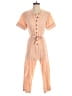 Madewell Solid Tan Pink Jumpsuit Size 00 - photo 1