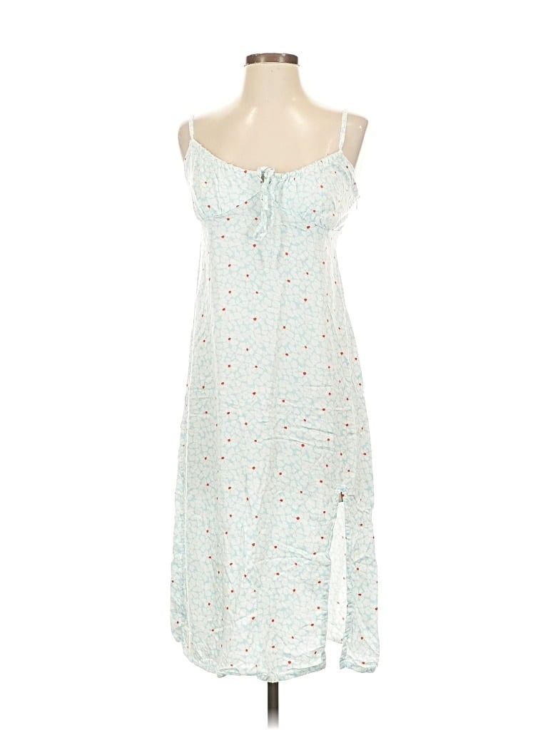 Pre-owned Rvca Casual Dress In Blue