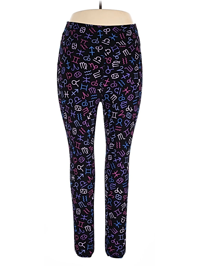 Pre-owned Pop Fit Active Pants In Blue