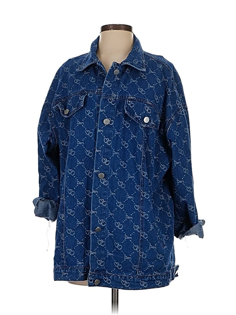 Pre-owned Assorted Brands Denim Jacket In Blue