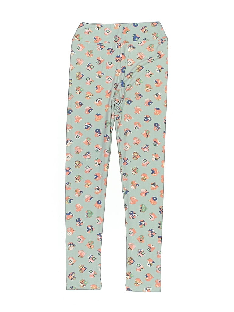 LULAROE Pre-owned Kids' Casual Pants In Blue