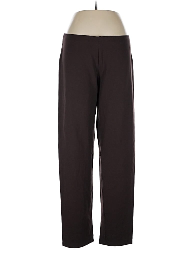 Pre-owned Eileen Fisher Track Pants In Brown