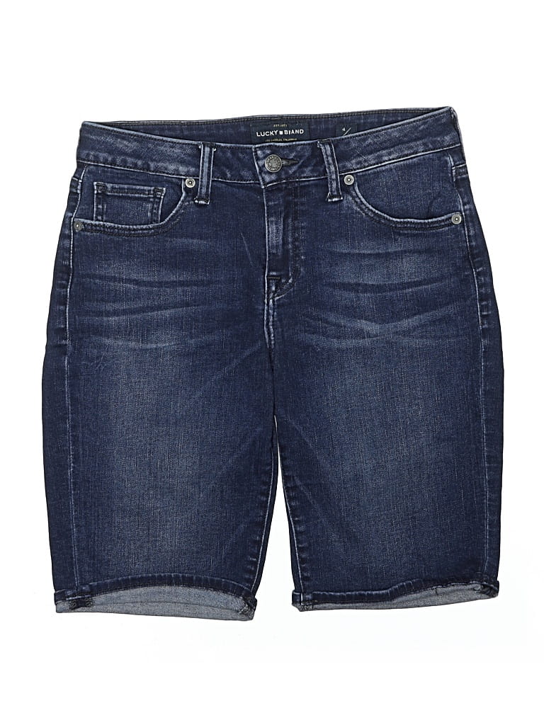 Pre-owned Lucky Brand Denim Shorts In Blue