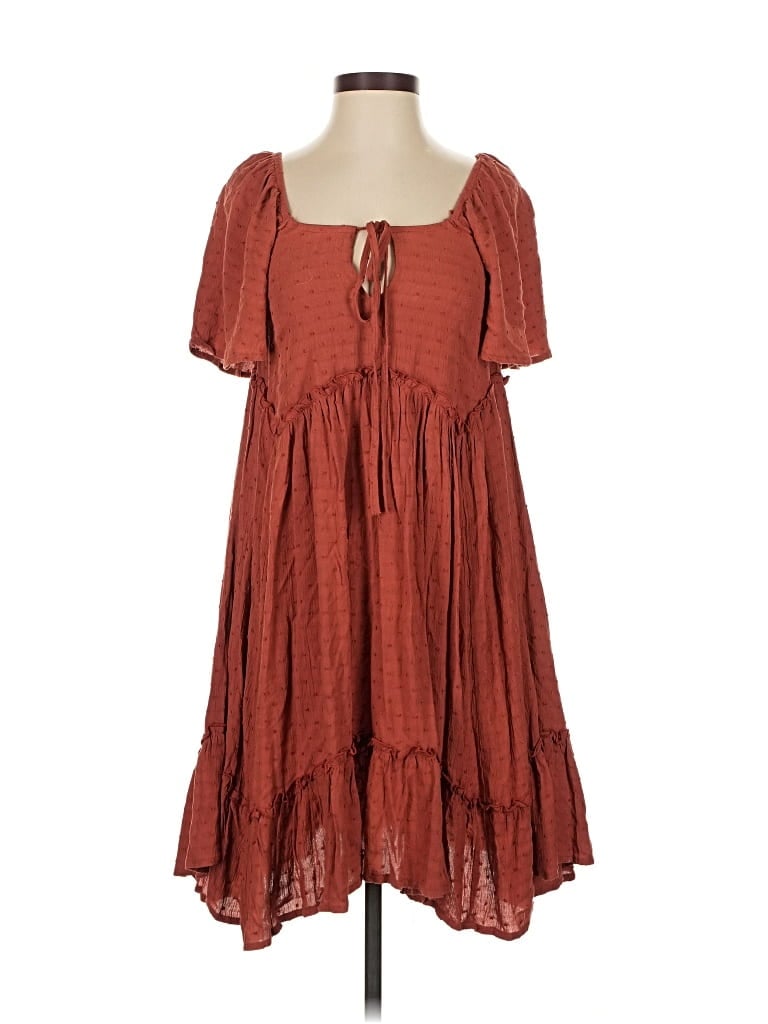 Rewind Casual Dress In Brown