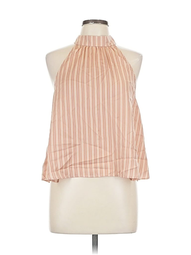 Pre-owned Saltwater Luxe Sleeveless Blouse In Orange
