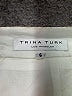 Trina Turk Chevron-herringbone Silver Formal Skirt Size 6 - photo 3