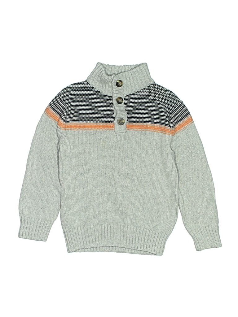 Pre-owned Gymboree Kids' Pullover Sweater In Gray