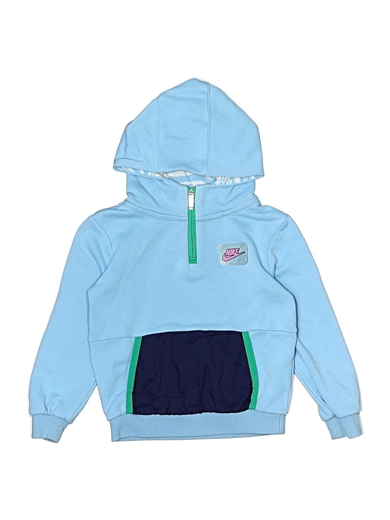 Click to view more detailed imagery on our partner's website Pre-owned Nike Kids' Zip Up Hoodie In Blue