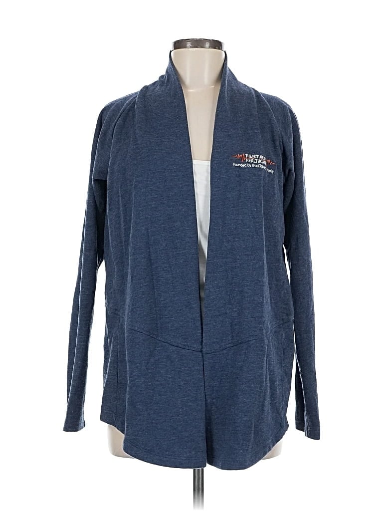 PORT AUTHORITY Pre-owned Cardigan Sweater In Blue