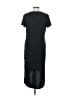 Unbranded Solid Black Casual Dress Size S - photo 2