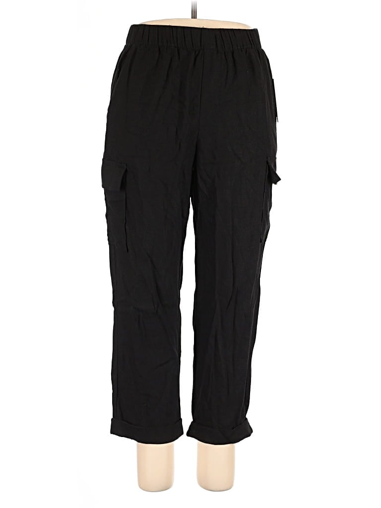 Click to view more detailed imagery on our partner's website Pre-owned Dkny Jeans Linen Pants In Black