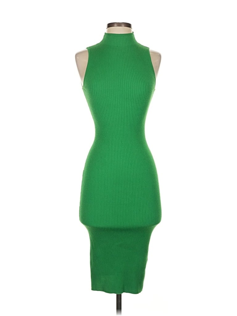 Pre-owned Babaton Cocktail Dress In Green
