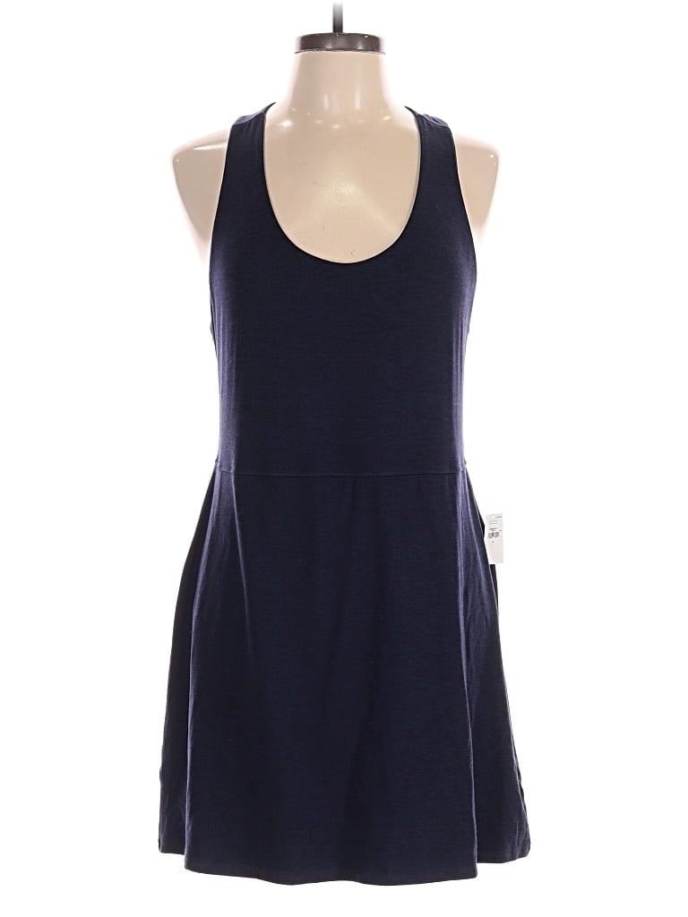 Pre-owned Gap Fit Romper In Blue