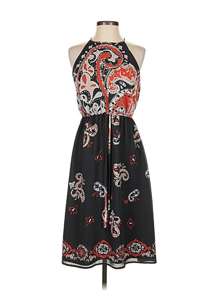 Pre-owned Ann Taylor Loft Casual Dress In Black