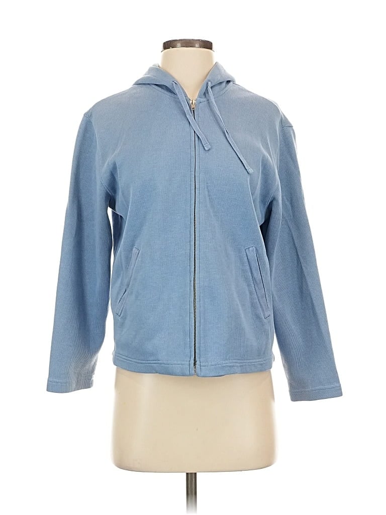 Click to view more detailed imagery on our partner's website Pre-owned Talbots Zip Up Hoodie In Blue