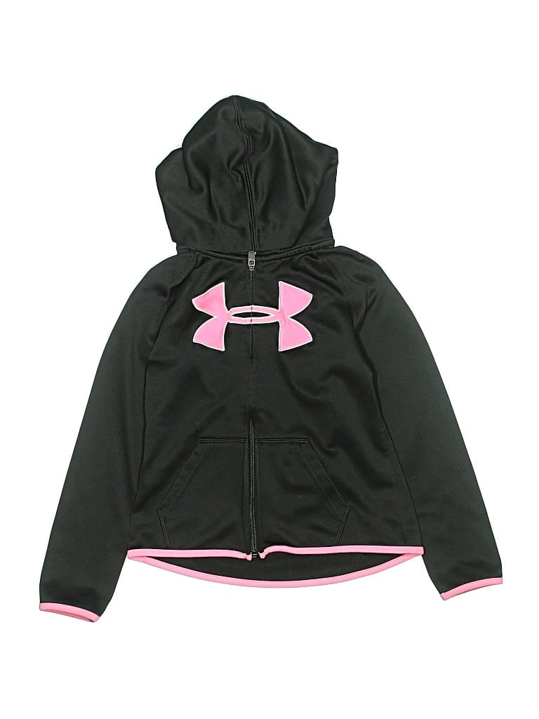 Click to view more detailed imagery on our partner's website Pre-owned Under Armour Kids' Zip Up Hoodie In Green