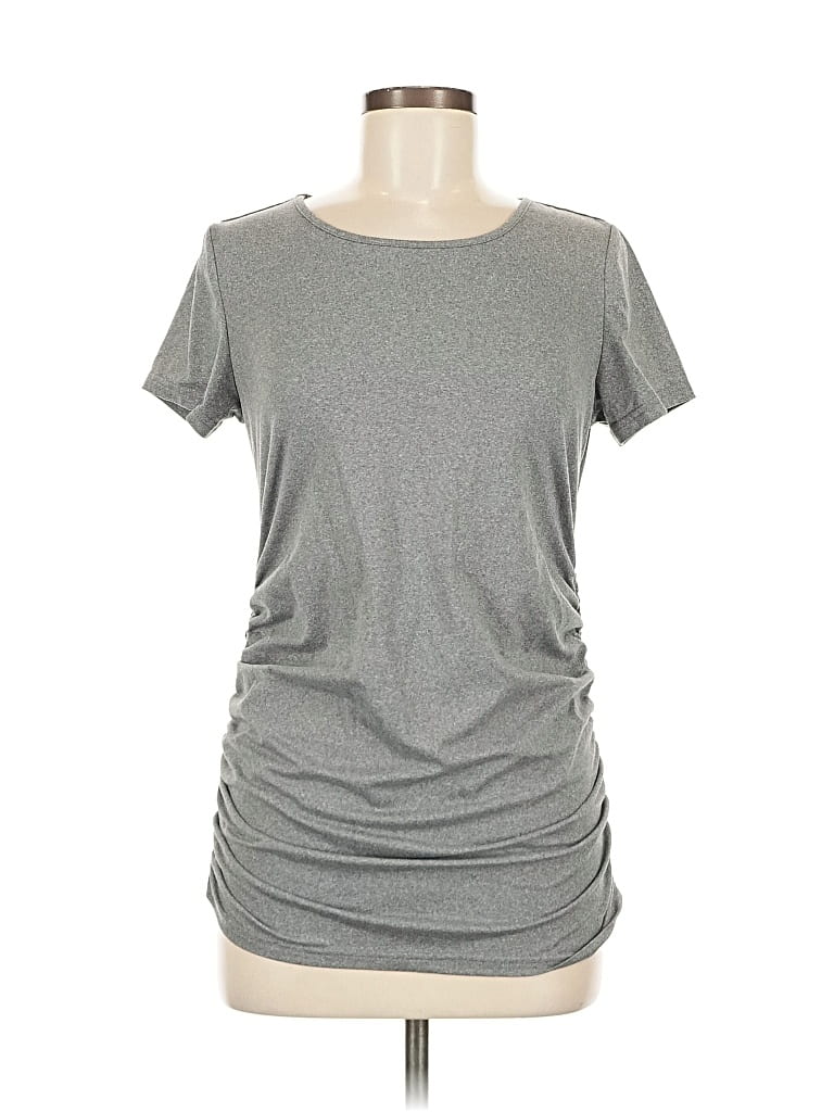Pre-owned Ekouaer Short Sleeve T-shirt In Gray