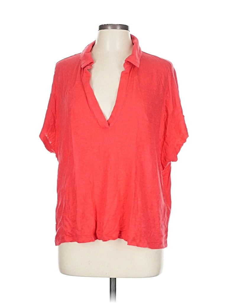 BANANA REPUBLIC Pre-owned Short Sleeve Polo Shirt In Red