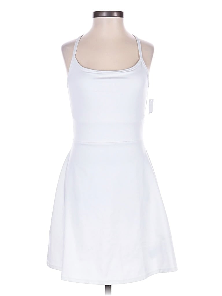 Pre-owned Gap Fit Romper In White